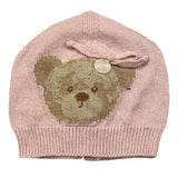 LE BEBE' cappello tinta unita con orso Rosa per Neonata LBG5979 ROSA LE BEBE' 