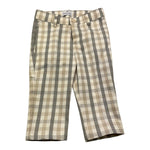 AMBARABA' pantalone fantasia quadretti con girovita regolabile Panna per Neonato FM38052 PANNA AMBARABA' 
