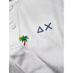 Sun68 Polo Mezza Manica Tinta Unita con Stampa per Neonato A35328XN BIANCO SUN68 