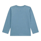 Guess Shirt Girocollo Tinta Unita con Stampa per Neonato N5RI26K8HM4N PETROLIO GUESS 