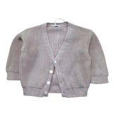 Le Bebe' Cardigan Tinta Unita con Bottoni per Neonato LBB5417 SABBIA LE BEBE' 