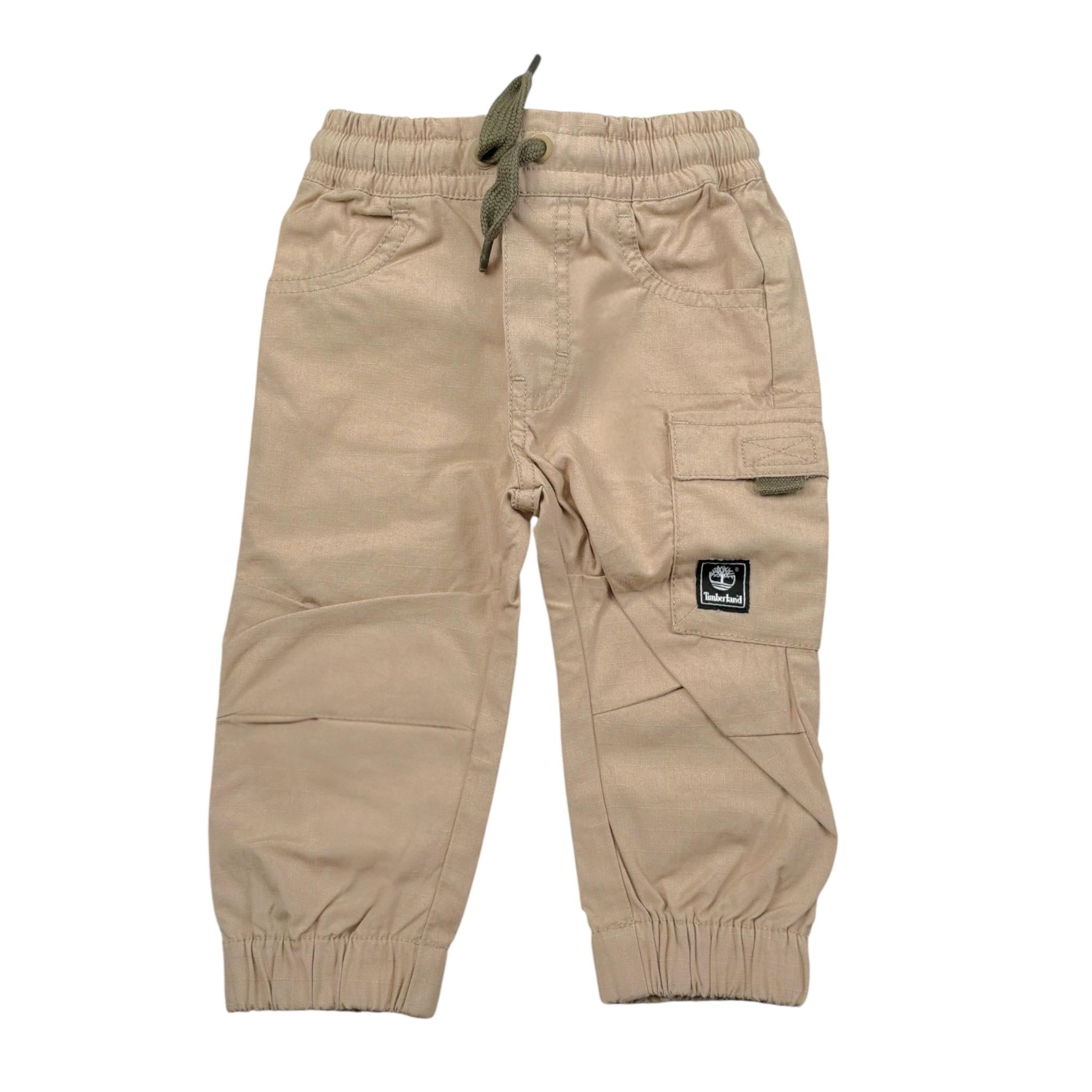 Timberland Pantalone tinta unita con Elastico In Vita Beige per Neonato T60131X BEIGE TIMBERLAND 