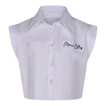Marc Ellis Camicia Mezza Manica Tinta Unita con Logo per Bambina JMJSH01176XXX BIANCO MARC ELLIS 