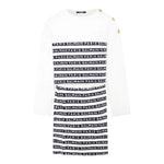 BALMAIN completo 2pz felpa-gonna Bianco per Bambina BU3B20 BIANCO BALMAIN 