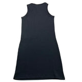 Dixie Abito Giromanica Girocollo Tinta Unita per Bambina ABA1032G74 NERO DIXIE 