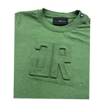 John Richmond T-Shirt Girocollo Tinta Unita con Logo per Neonato RIP26008TS VERDE JOHN RICHMOND 