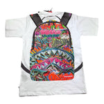 SPRAYGROUND t-shirt girocollo tinta unita con stampa Bianco per Bambino SPY914 BIANCO SPRAYGROUND 