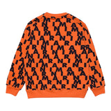 MARNI felpa chiusa girocollo tinta unita con logo in contrasto Arancione per Bambino M00929 ARANCIONE MARNI 