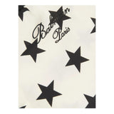 Balmain Short Tinta Unita Con Stampa Stelle Panna Per Bambina