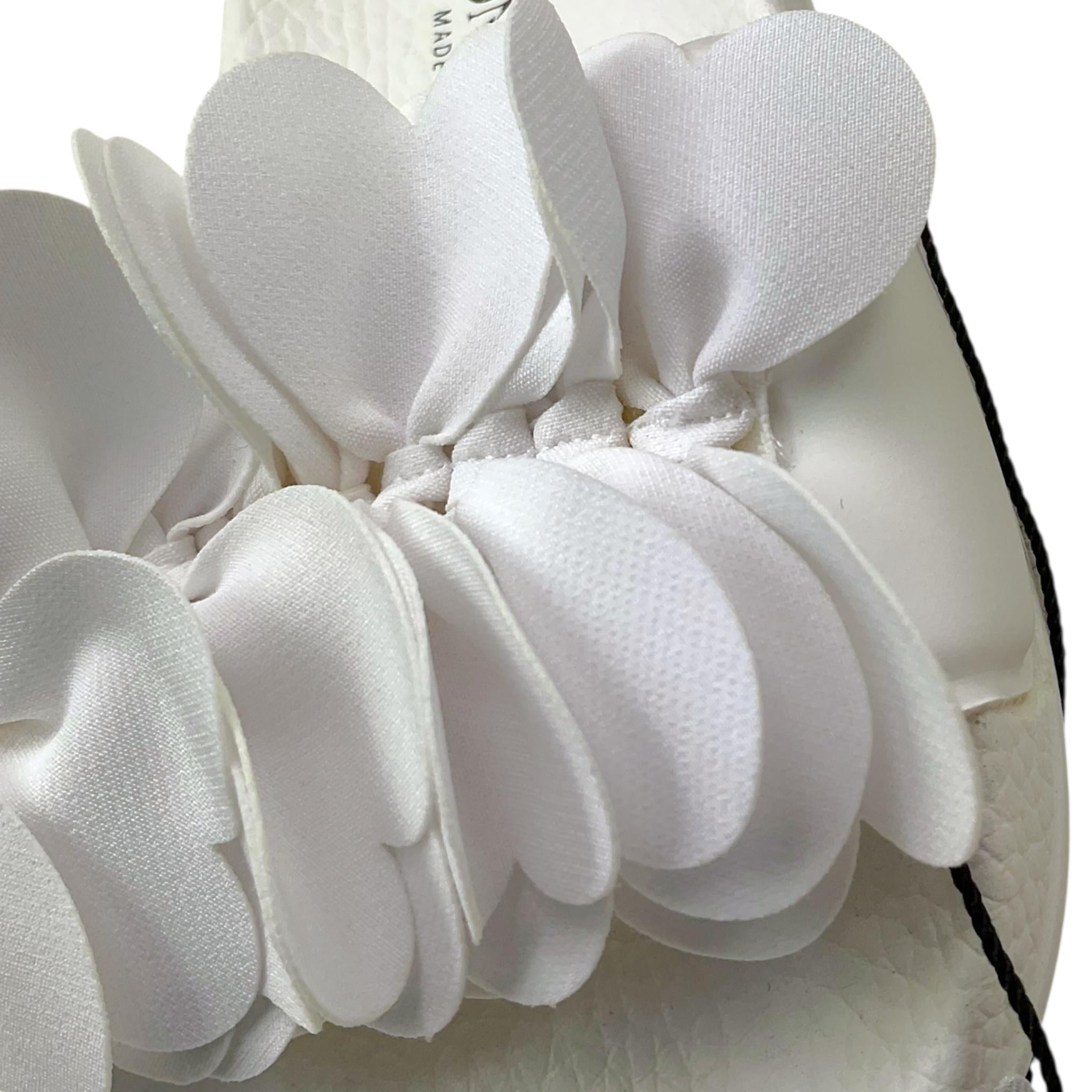 Monnalisa Ciabatte Tinta Unita con Applicazioni per Bambina 8CC022 BIANCO MONNALISA 