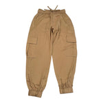 Lu Lu By Miss Grant Pantalone Tinta Unita con Elastico In Vita per Bambina LL3458 BISCOTTO LU LU BY MISS GRANT 