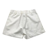 Janice Short Tinta Unita Con Elastico In Vita Bianco Per Bambina