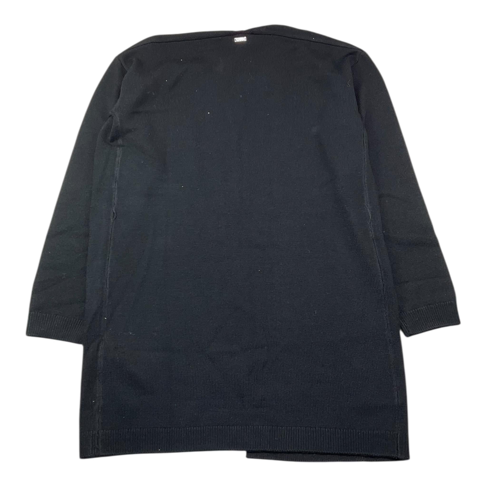 Liu Jo Cardigan Tinta Unita con Logo per Bambina GF4109 NERO LIU JO 