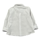 Daniele Alessandrini Camicia Manica Lunga Tinta Unita con Logo per Neonato 1295C00267 BIANCO DANIELE ALESSANDRINI 