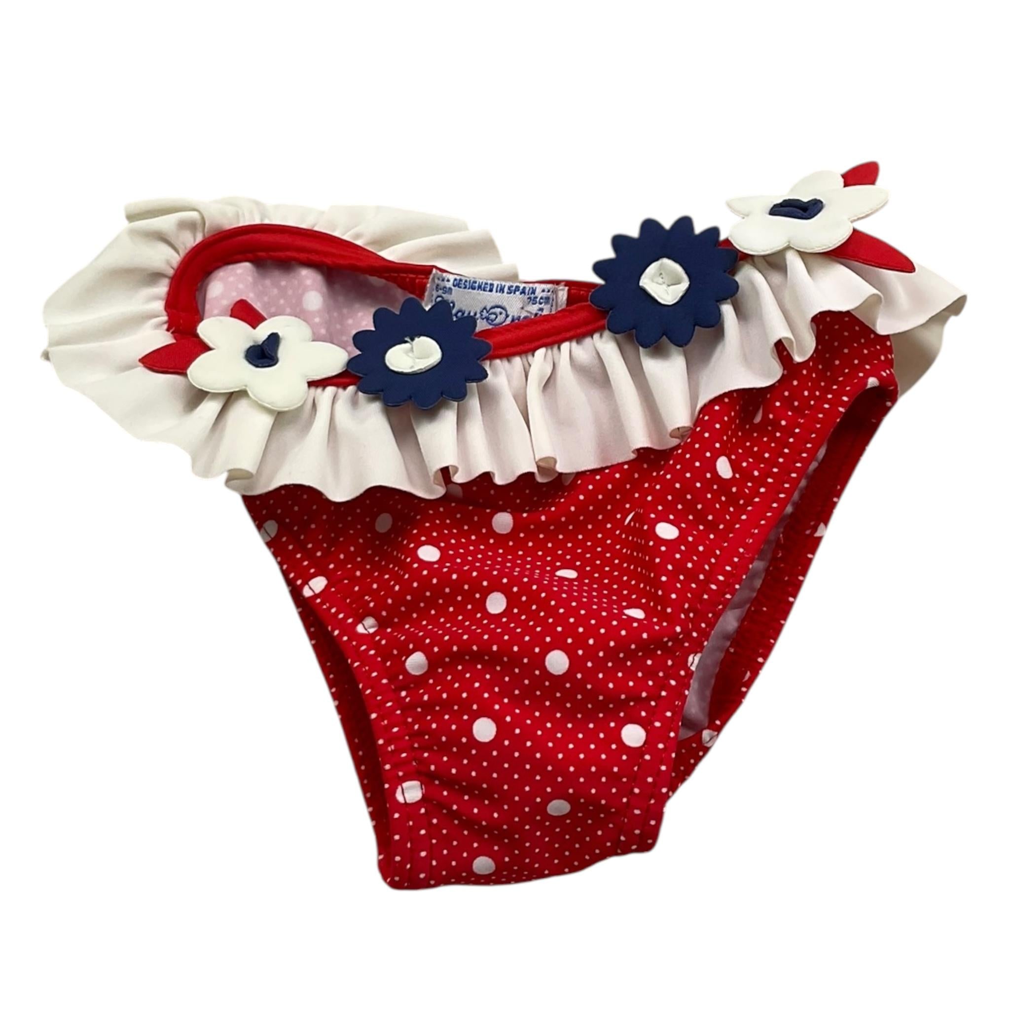 Mayoral Costume Mutandina Tinta Unita con Stampe In Contrasto per Neonata 1679 ROSSO MAYORAL 