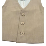M+E' Gilet Tinta Unita per Bambino UEM0547 SABBIA M+E' 