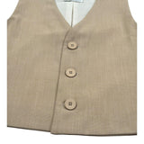 M+E' Gilet Tinta Unita per Bambino UEM0547 SABBIA M+E' 