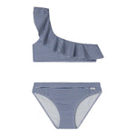 Pepe Jeans Costume 2 Pezzi Top-Mutandina Fantasia A Righe per Bambina PGB10414 BIANCO/BLU PEPE JEANS 