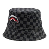 Sprayground Cappello Modello Pescatore Bicolore con Fantasia per Bambino SP14998BRW NERO SPRAYGROUND 