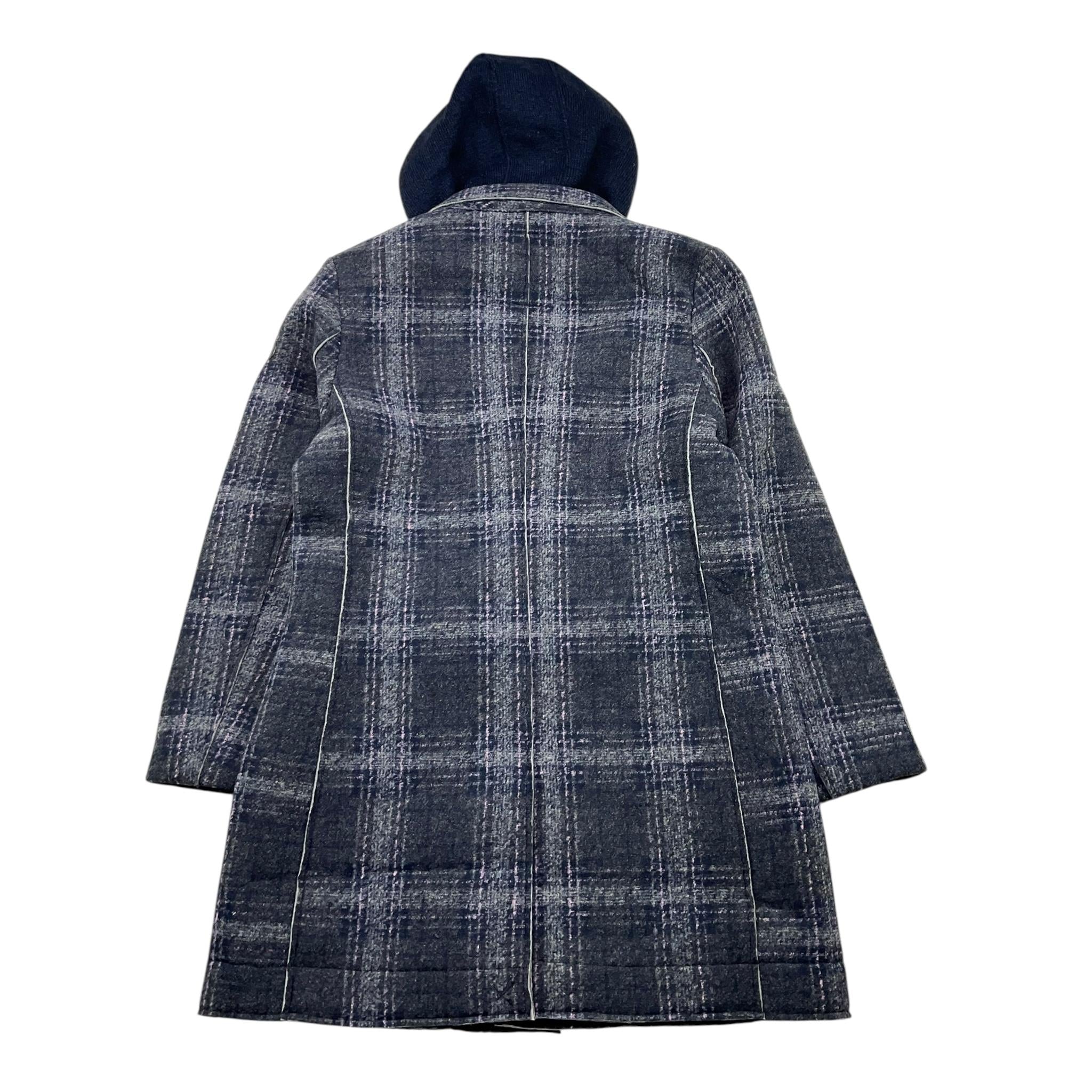 YES ZEE cappotto tinta unita con cappuccio Blu per Bambino 2422 BLU YES ZEE 