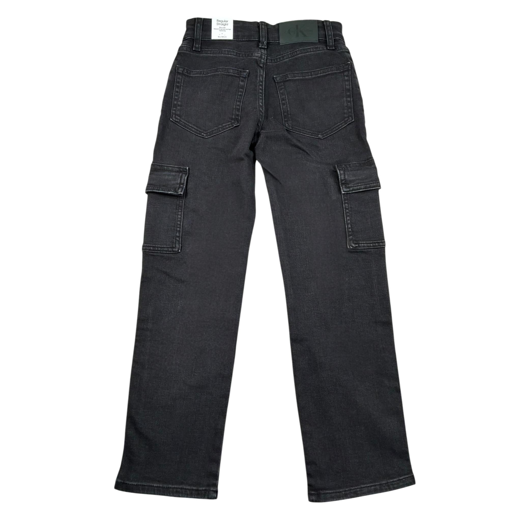Calvin Klein Jeans Tinta Unita con Girovita Regolabile per Bambino IB0IB02300X NERO CALVIN KLEIN 