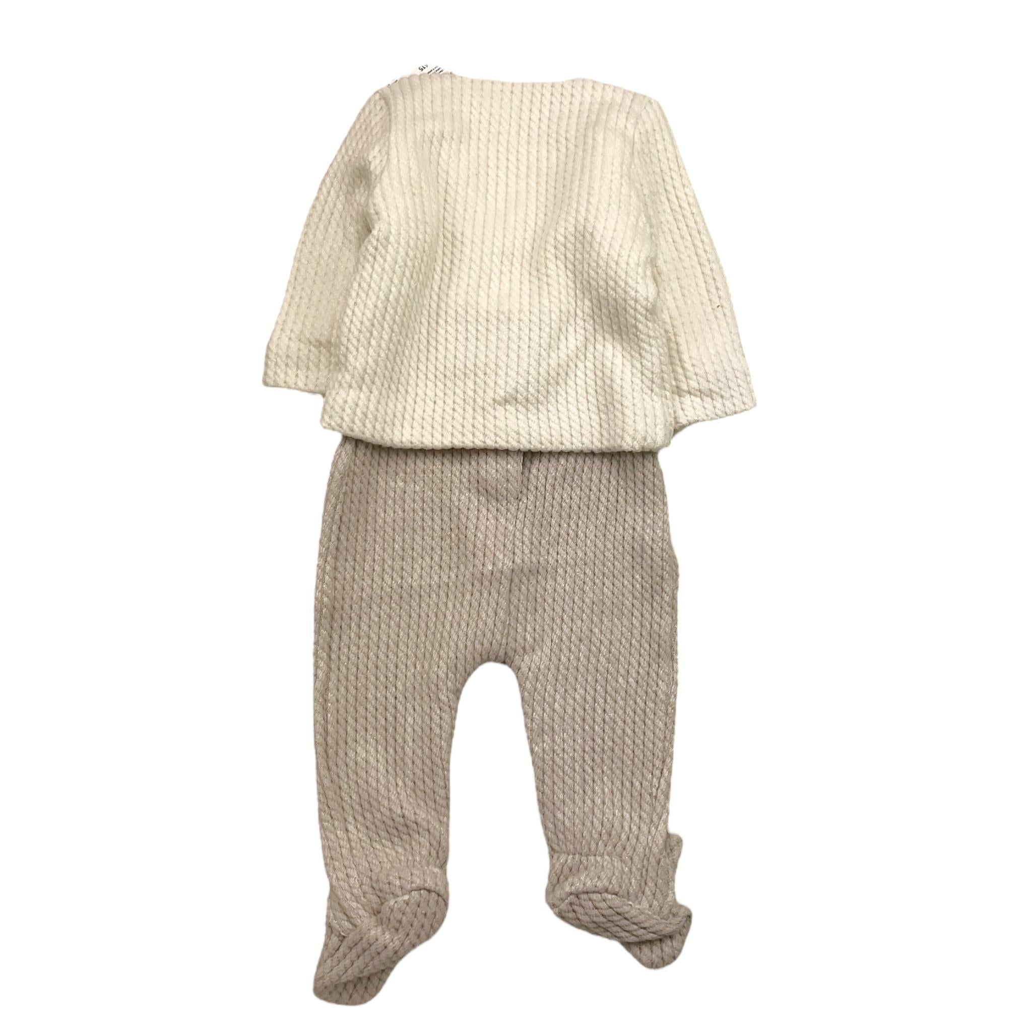 MAYORAL completo 2pz tutina-cardigan con zip Panna per Neonato 2615 PANNA MAYORAL 