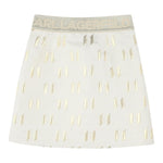 Karl Lagerfeld Gonna tinta unita con Elastico In Vita Beige per Bambina Z30584X BEIGE KARL LAGERFELD 