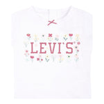 Levi'S T-Shirt Tinta Unita Girocollo con Stampa per Neonata FHNFJ BIANCO LEVI'S 