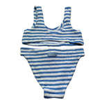 Saint Barth Costume 2 Pezzi Fascia-Mutandina per Bambina BAKERW BIANCO/AZZURRO SAINT BARTH 