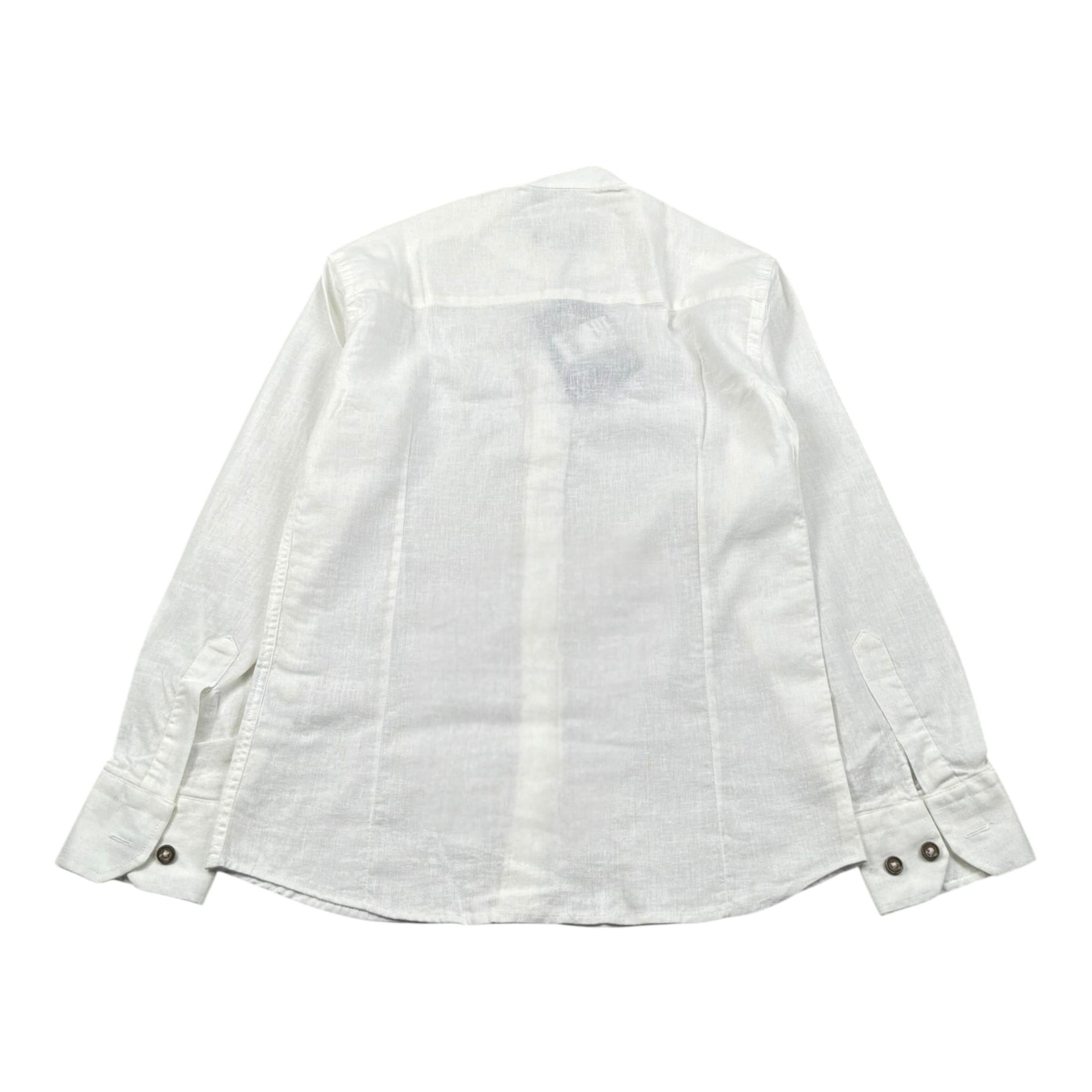 Emanuel Pris Camicia Tinta Unita Manica Lunga  per Bambino ECM4125R BIANCO EMANUEL PRIS 