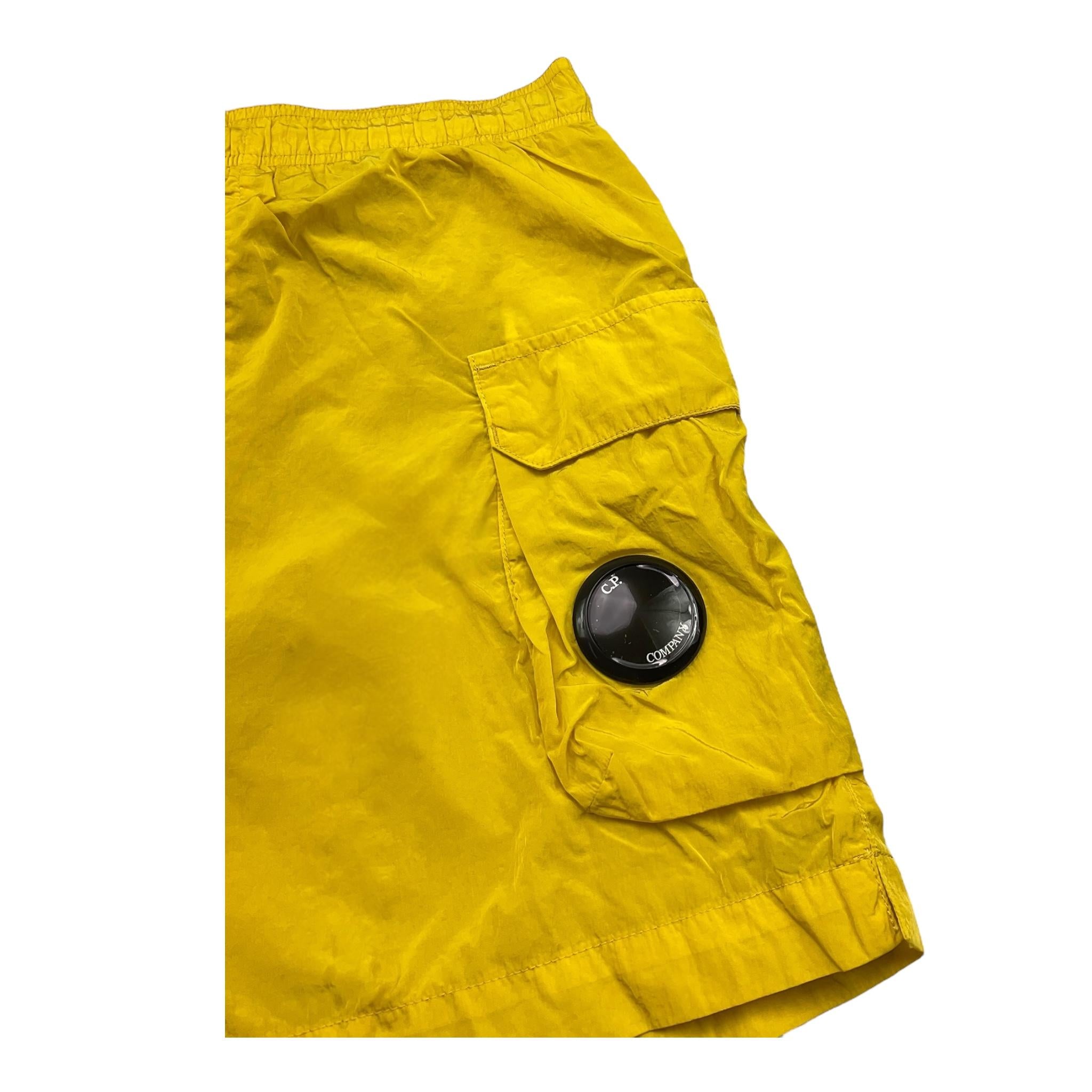 C.P. Company Costume Tinta Unita con Logo per Bambino CUL002L GIALLO C.P. COMPANY 