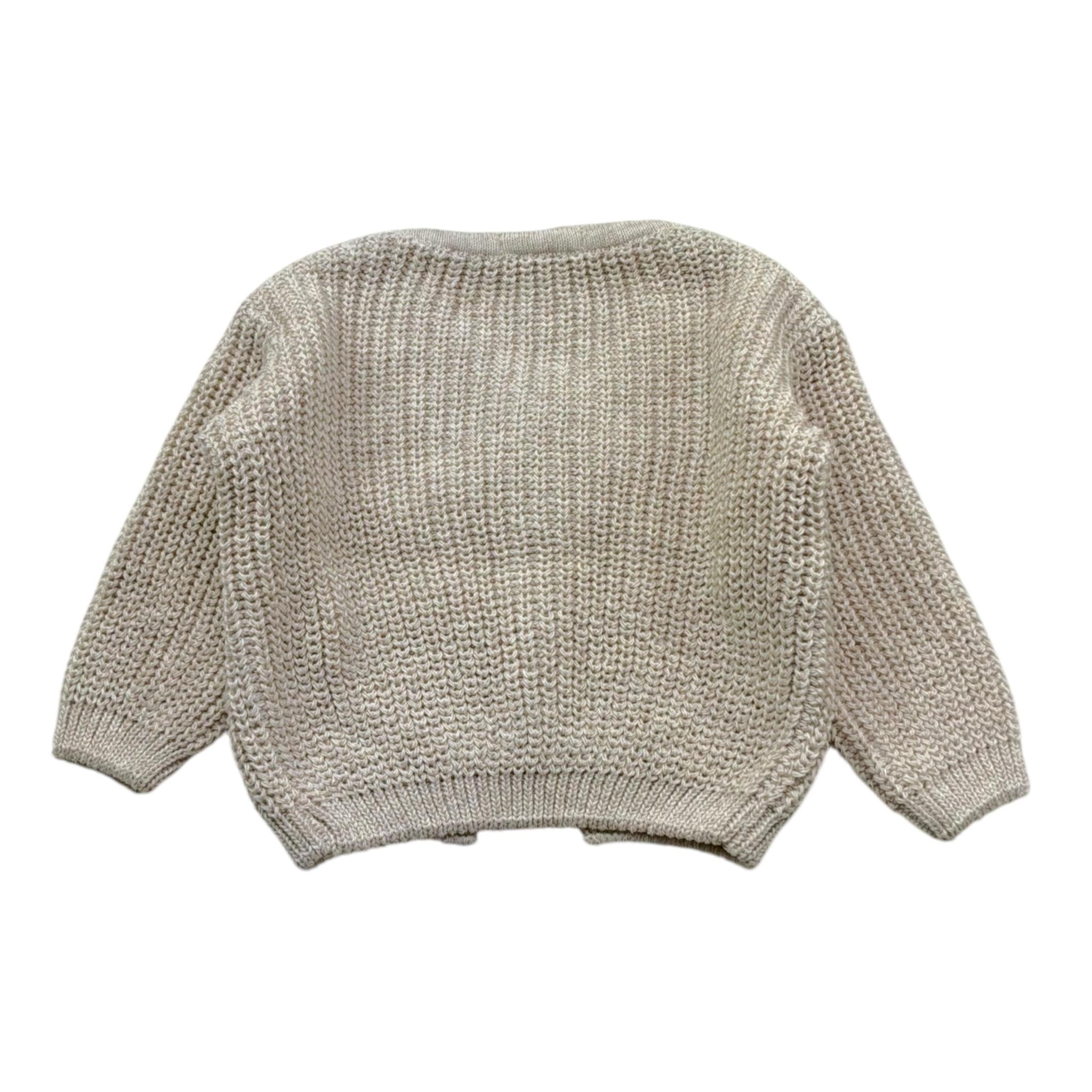 Manuel & Frank Cardigan Tinta Unita  per Neonato MF4178I BEIGE MANUEL & FRANK 