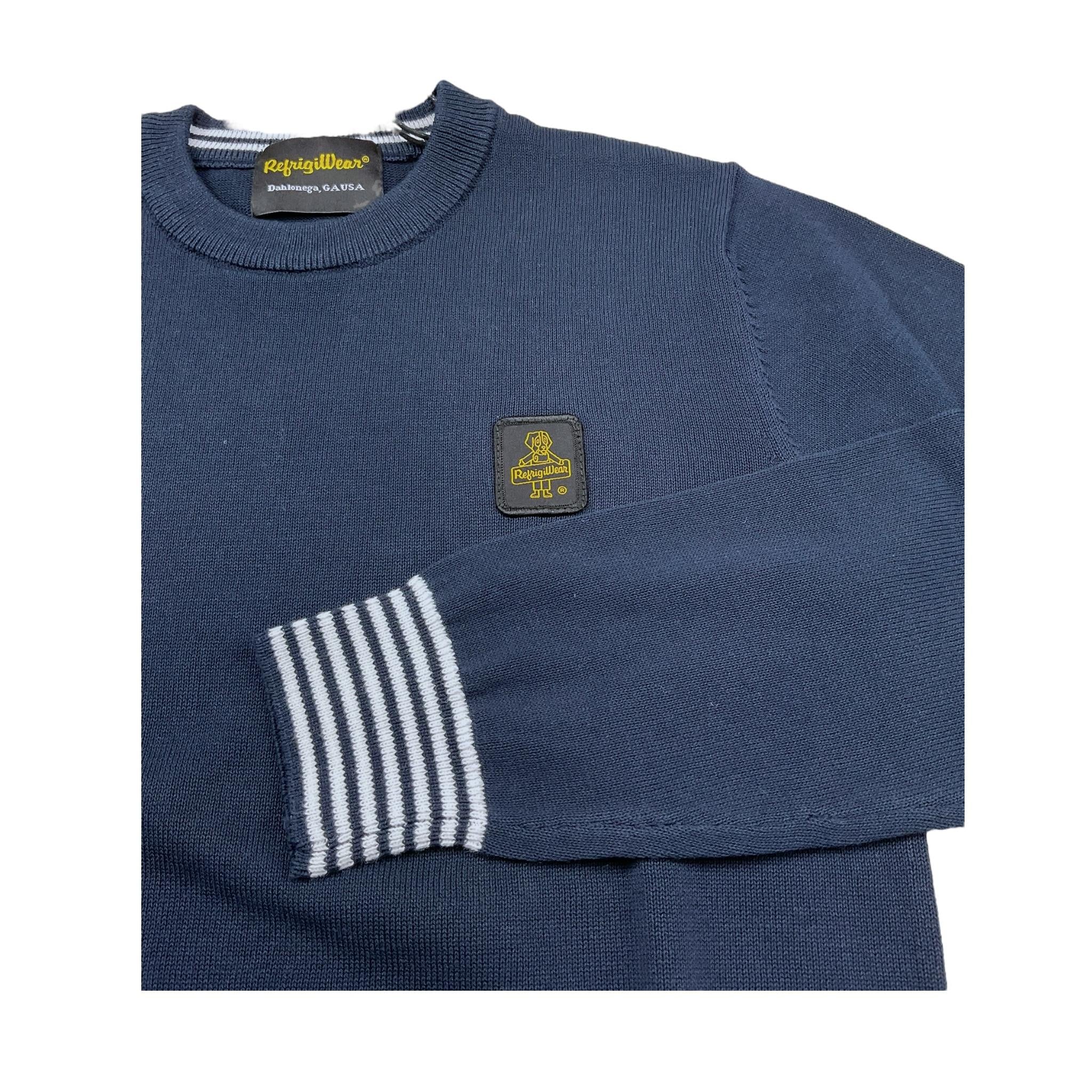 Refrigiwear Maglia Girocollo Tinta Unita  per Bambino RW463 BLU REFRIGIWEAR 