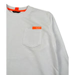 Refrigiwear Felpa Chiusa Girocollo Tinta Unita per Bambino RW456 BIANCO REFRIGIWEAR 