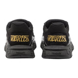 Versace Sneakers Tinta Unita Con Stampe Logo Nero Per Bambino