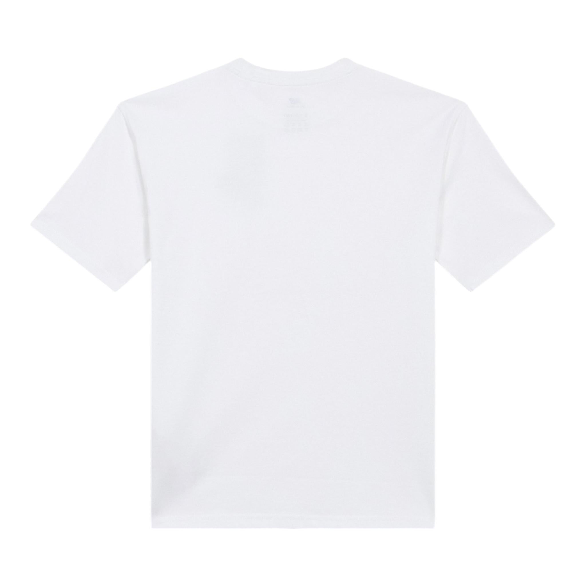 New Balance T-Shirt Girocollo Tinta Unita con Logo per Bambino LAKB0001 BIANCO NEW BALANCE 