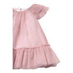 Mayoral Abito Giromanica Tinta Unita con Tulle per Neonata 1850X ROSA MAYORAL 