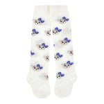 MONNALISA calze tinta unita con stampa  Bianco per Bambina 39D009 BIANCO MONNALISA 