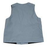 Manuel Ritz Gilet tinta unita con Bottoni Azzurro per Bambino MR2892 AZZURRO MANUEL RITZ 