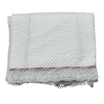 Marlu' Coperta Tinta Unita con Ricami per Neonata EB2480BIS BIANCO MARLU' 