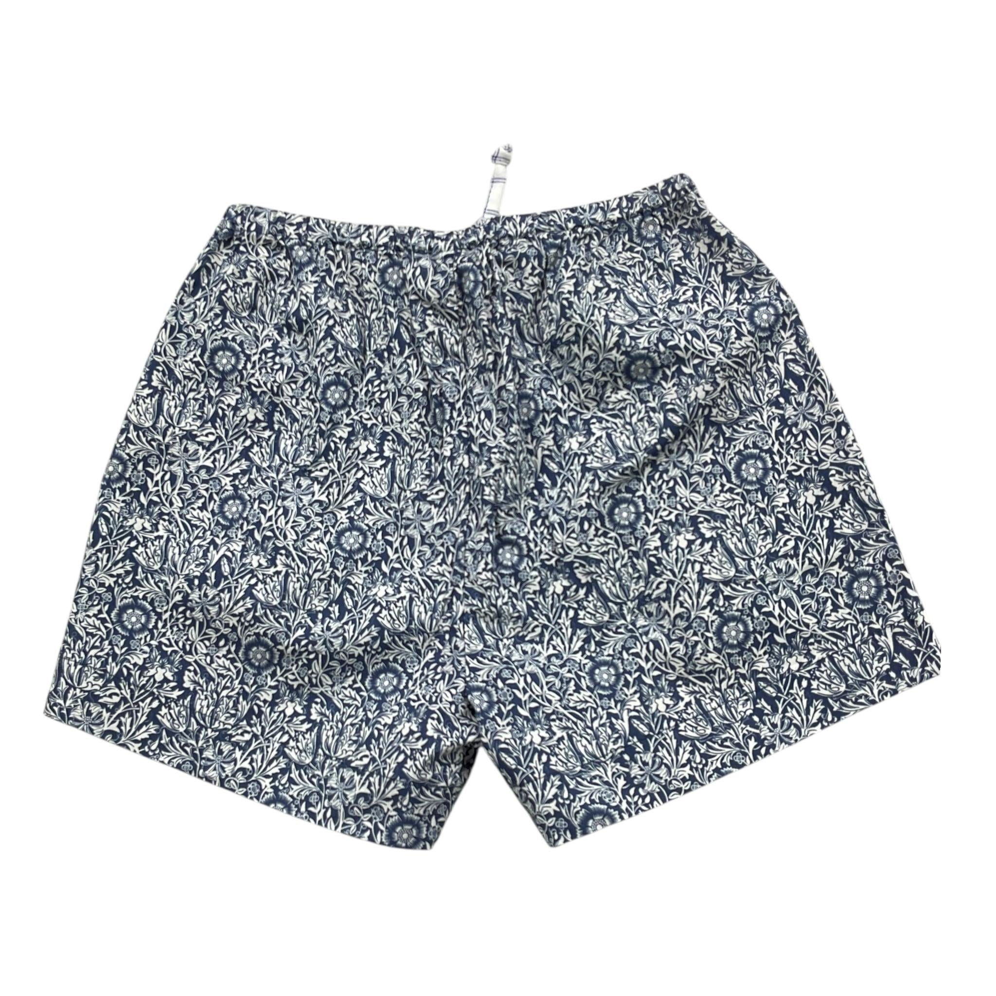 Babe & Tess Short Tinta Unita con Fantasia Fiori per Bambina 35518030 BLU BABE & TESS 