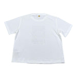 Manila Grace T-Shirt Girocollo Tinta Unita con Stampa per Bambina 254TMJS25 BIANCO MANILA GRACE 