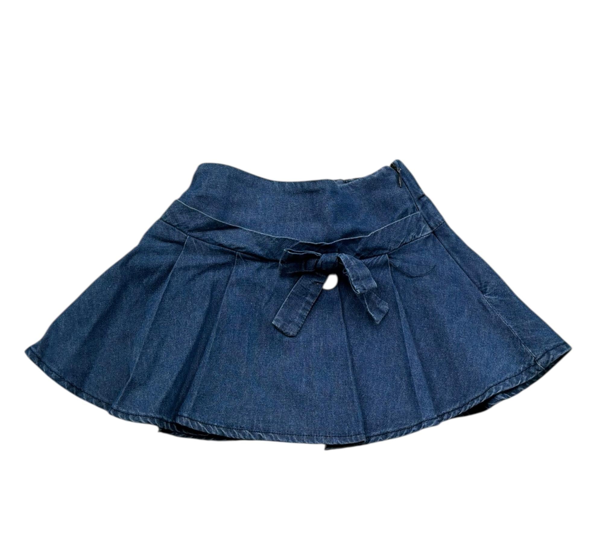 Le Bebe Gonna In Denim Tinta Unita per Neonata LBG6425 BLU LE BEBE 