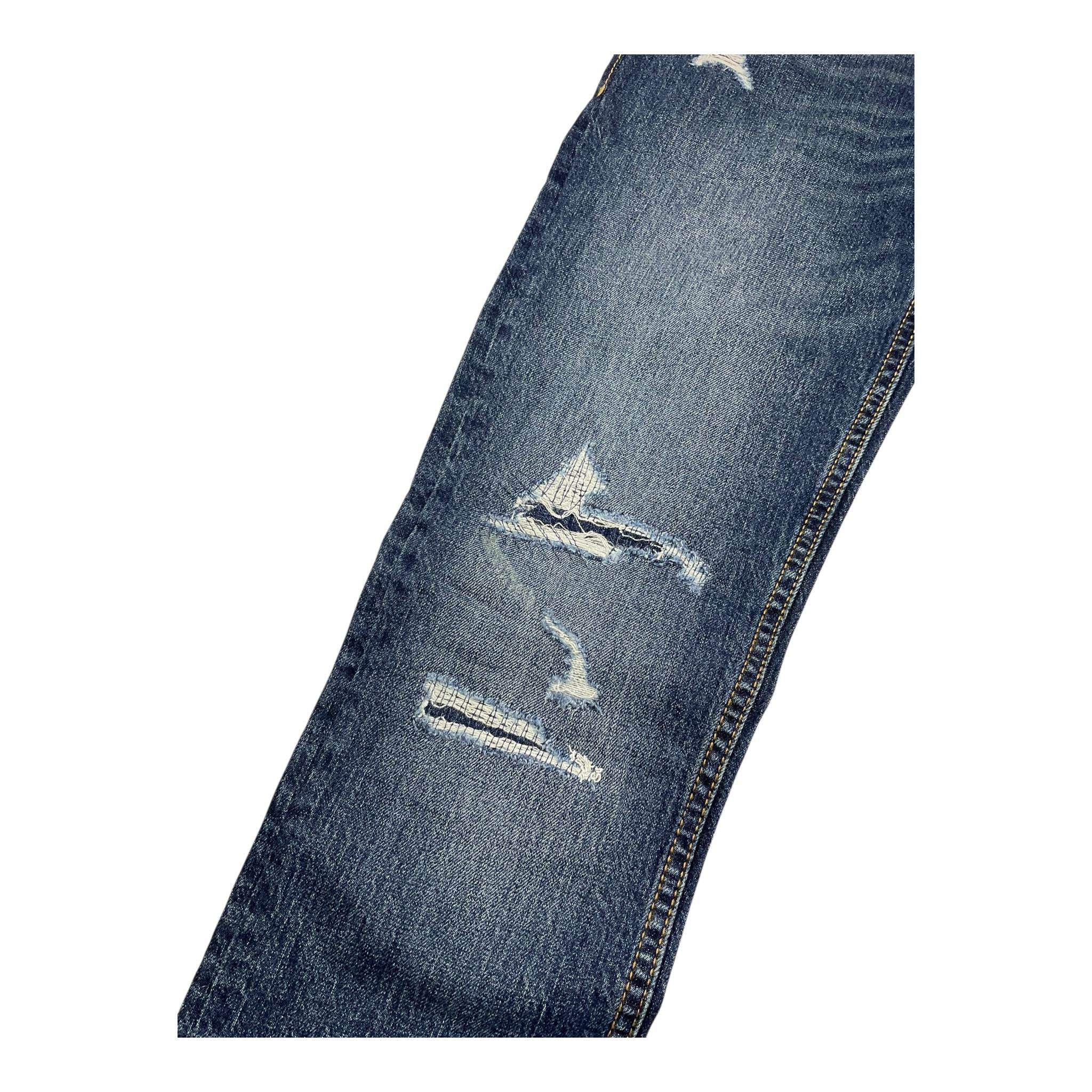 LEVI'S jeans tinta unita con strappi Blu per Bambino 9EL207X BLU LEVI'S 