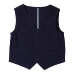 Sarabanda Gilet Tinta Unita con Bottoni per Bambino 0B670 BLU SARABANDA 