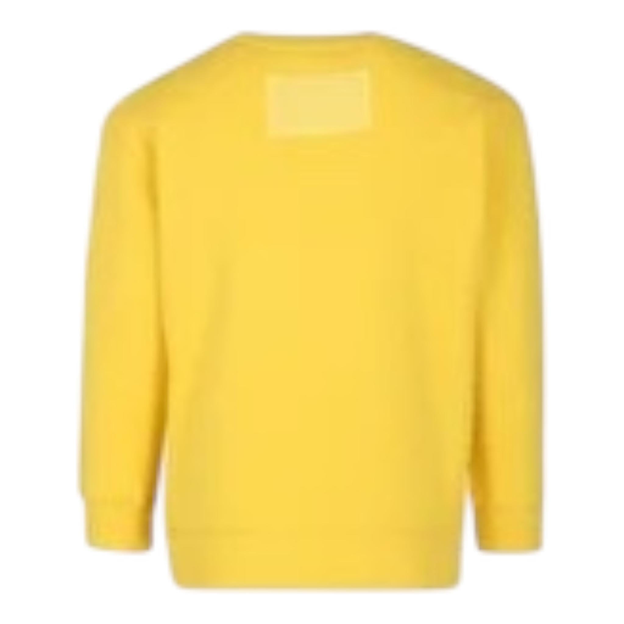 MARC JACOBS felpa girocollo tinta unita con stampa Giallo per Bambino W60319 GIALLO MARC JACOBS 