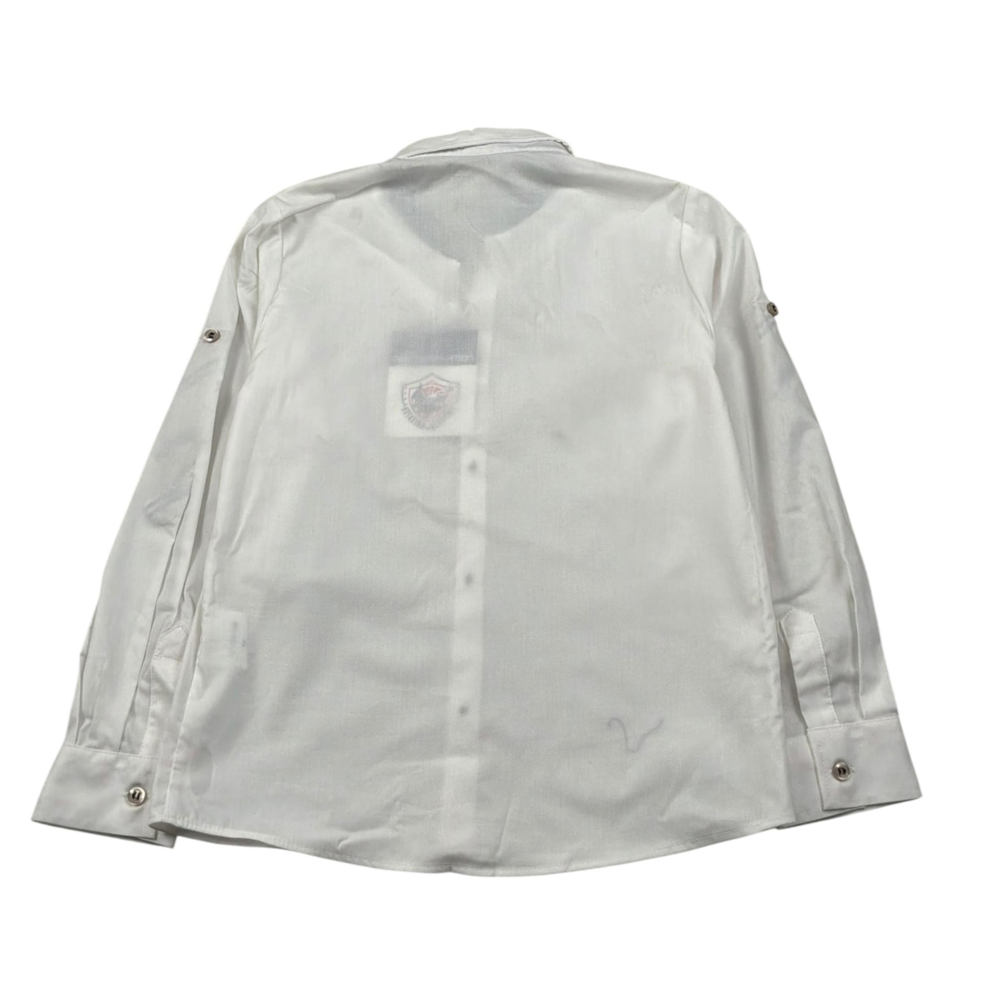 New Gereration Camicia Manica Lunga tinta unita Bianco per Bambino 221152 BIANCO NEW GERERATION 