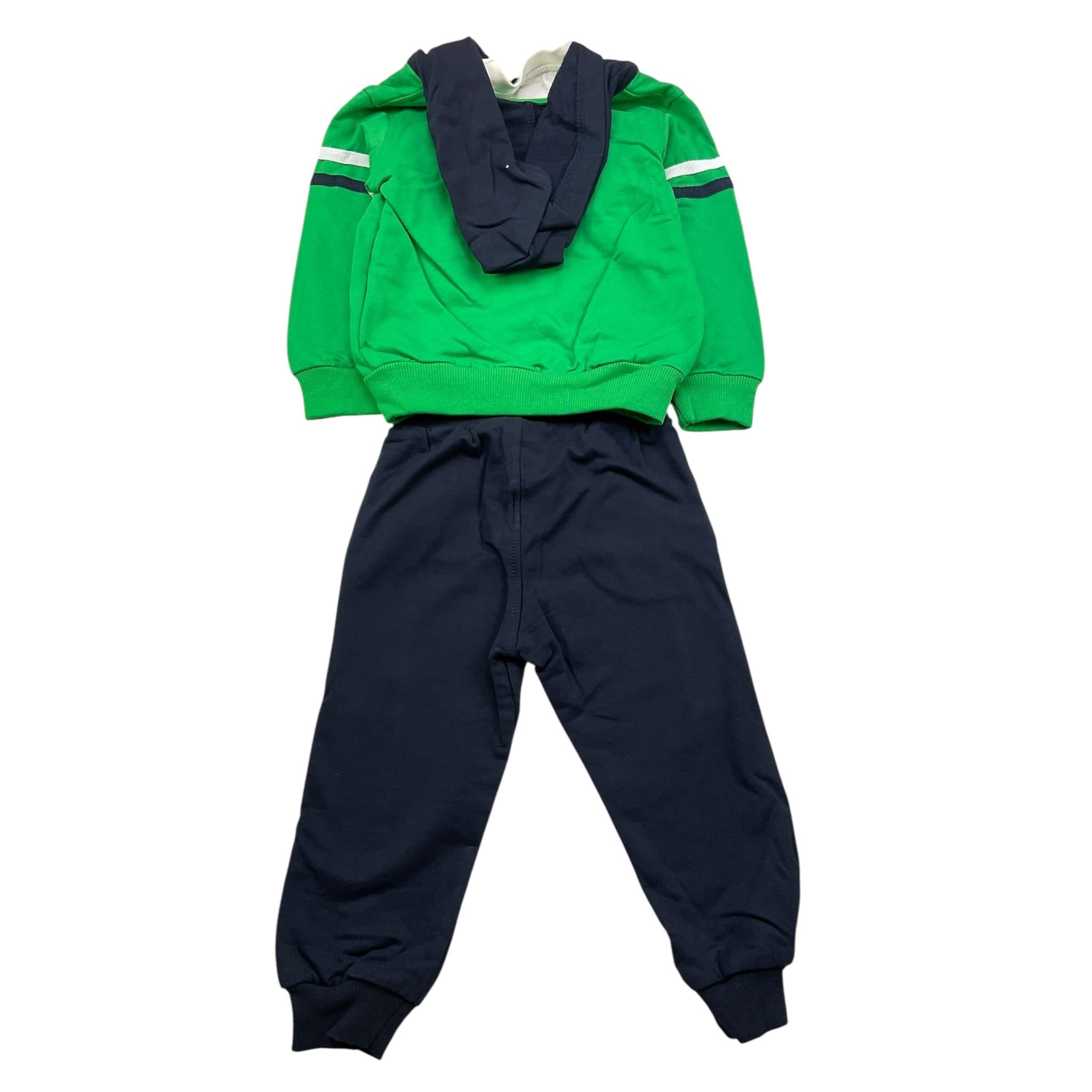 HASHSTAG FOR BOYS completo 3 pezzi felpa-shirt-pantalone Verde per Neonato HAST VERDE HASHSTAG FOR BOYS 