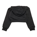 GAELLE felpa tinta unita con cappuccio e brillantini Nero per Bambina 2741FY00347X NERO GAELLE 