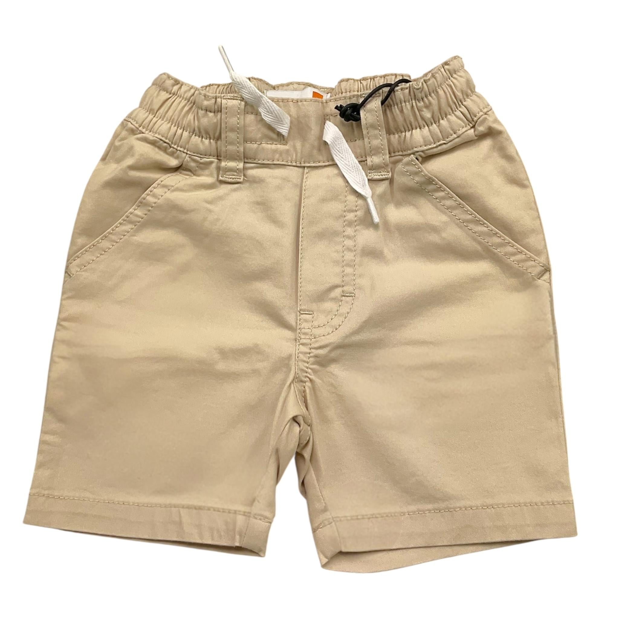 Timberland Bermuda Tinta Unita con Elastico In Vita per Neonato T04A45 BEIGE TIMBERLAND 